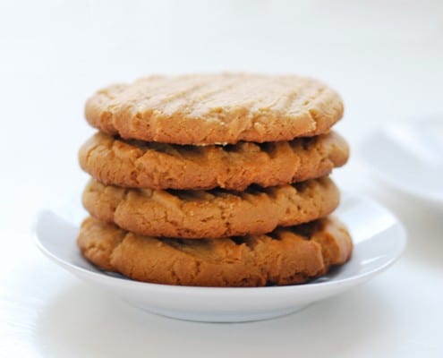 Flour-Less Peanut Butter Cookies