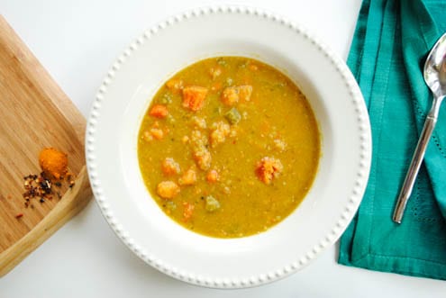 Red Lentil and Sweet Potato Soup