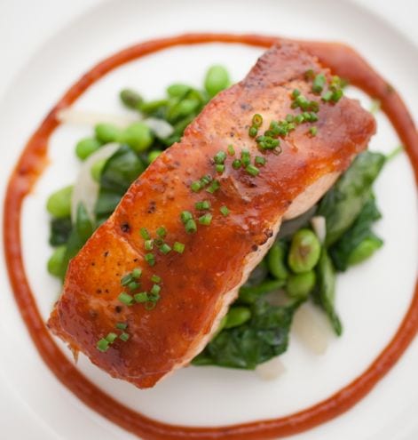 Salmon with Miso Glaze Photo: Michael McNamara