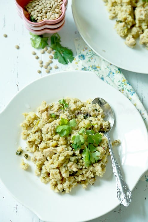Chicken and Green Lentil Brown Rice Recipe