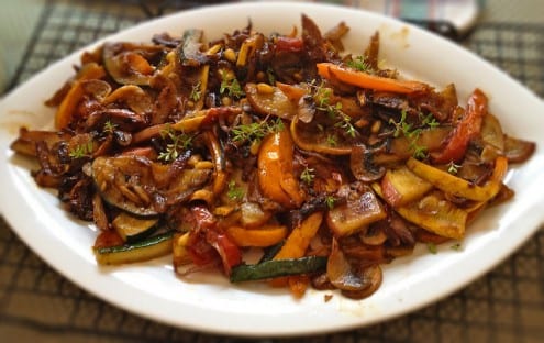 Indo - Chinese Vegetable Stir Fry Recipe