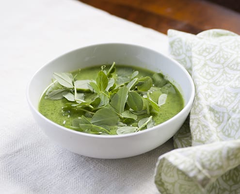 Ginger Pea Soup for Spring