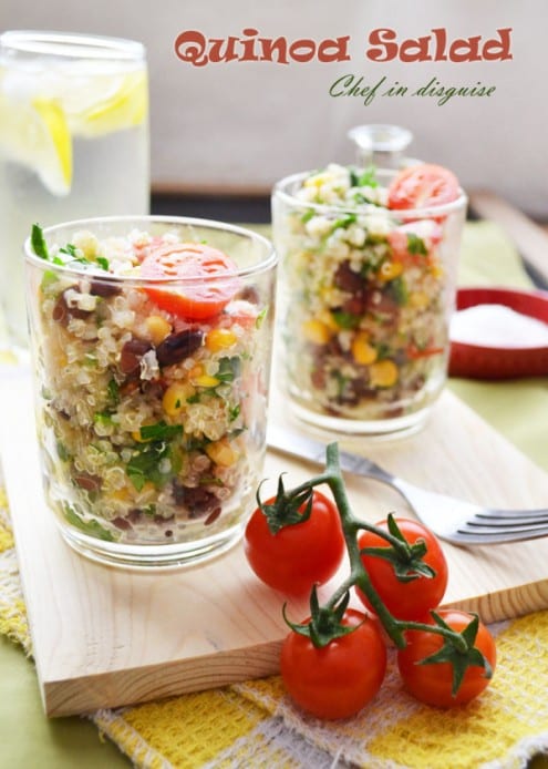 Quinoa Salad with Corn and Black Beans