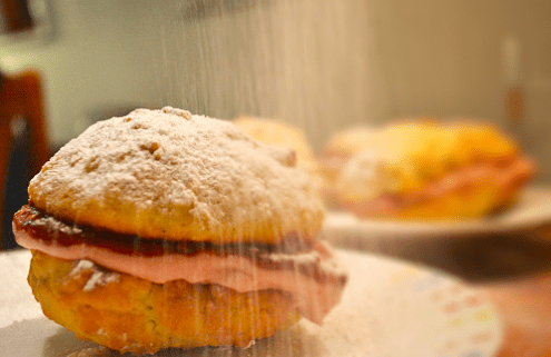 Raspberry and Coconut Whoopie Pies