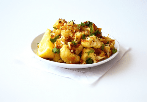 Lemony Roasted Cauliflower