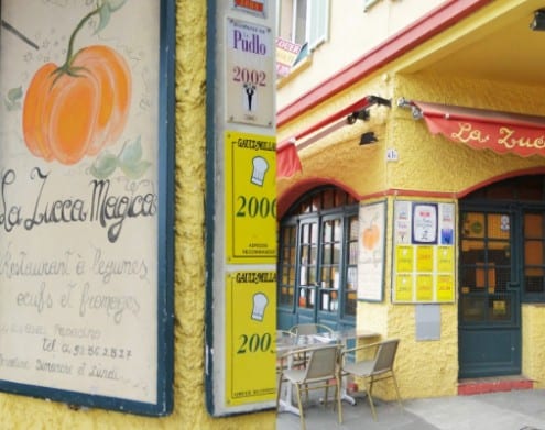 Restaurant La Zucca Magica in Nice, France