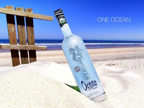 Ocean Vodka  is  purely distilled from deep Big Island sea water and organic sugar cane. 