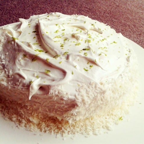 Coconut Lime Celebration Cake