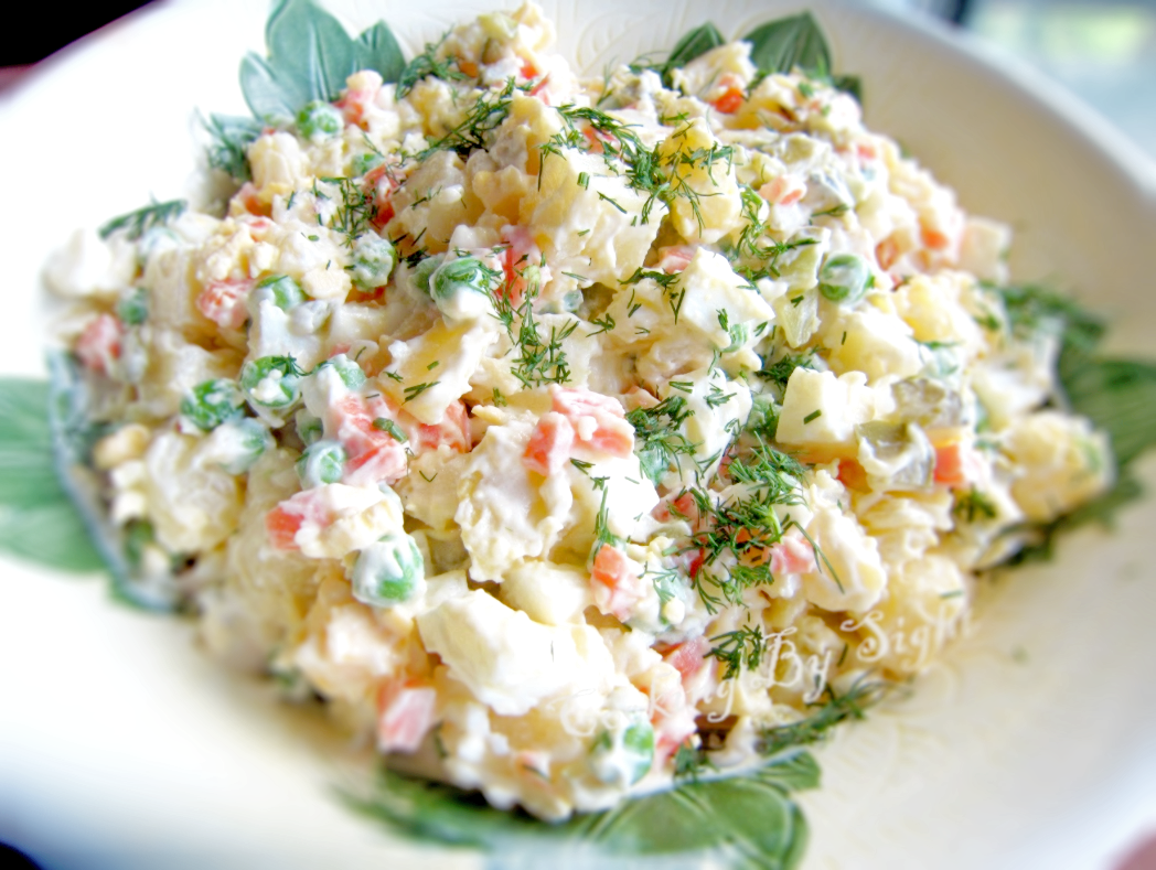 Image result for Russian salad food of russia