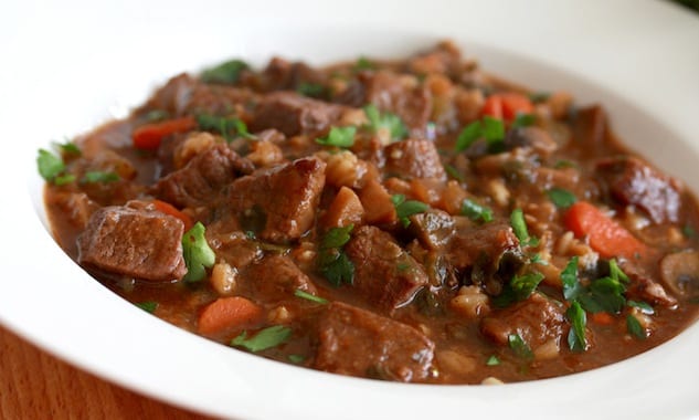 beef & barley stew recipe