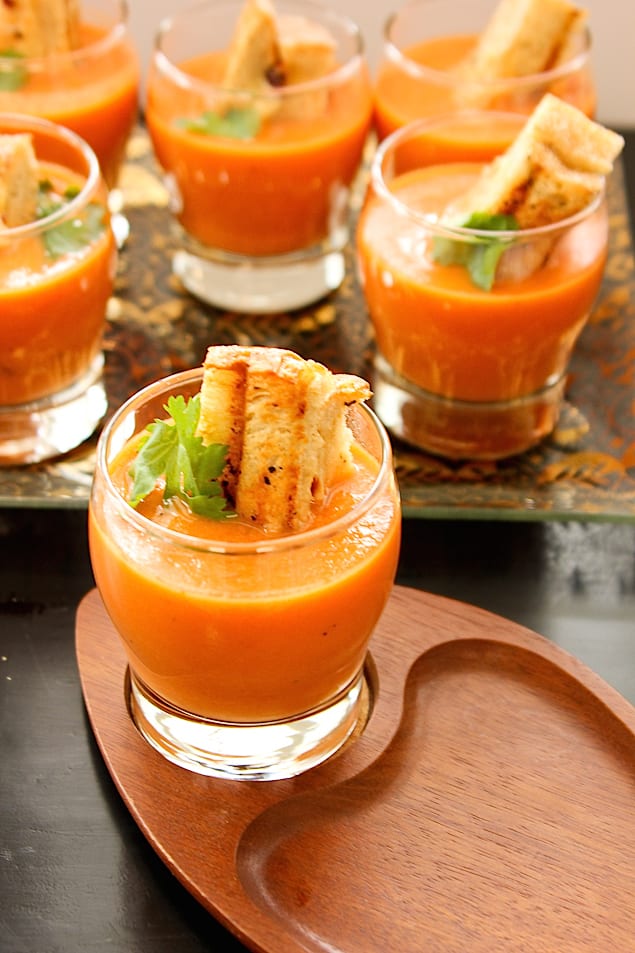 The Art of Cheese — Tomato Soup with Grilled Havarti Cheese Croutons ...