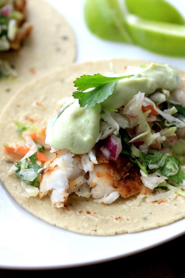 Avocado Cream Slaw Fish Tacos3 by Noshing With The Nolands (3)