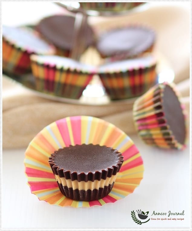 Layered Chocolate and Peanut Butter Cups