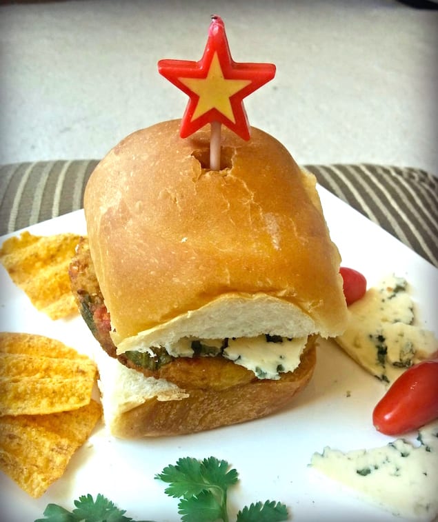 blue cheese veggie burger