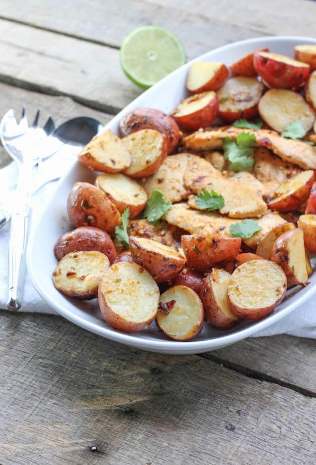 Chipotle Lime Potatoes and Chicken