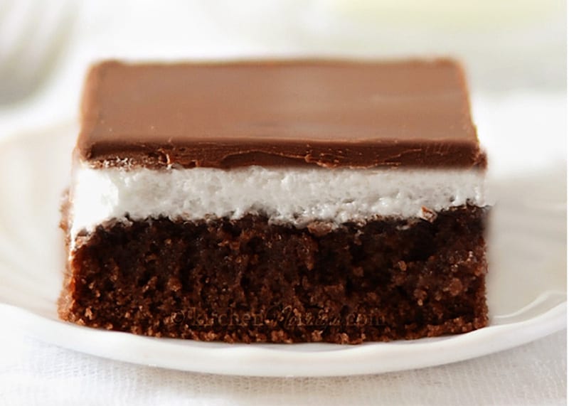 Soft Chocolate Marshmallow Cake