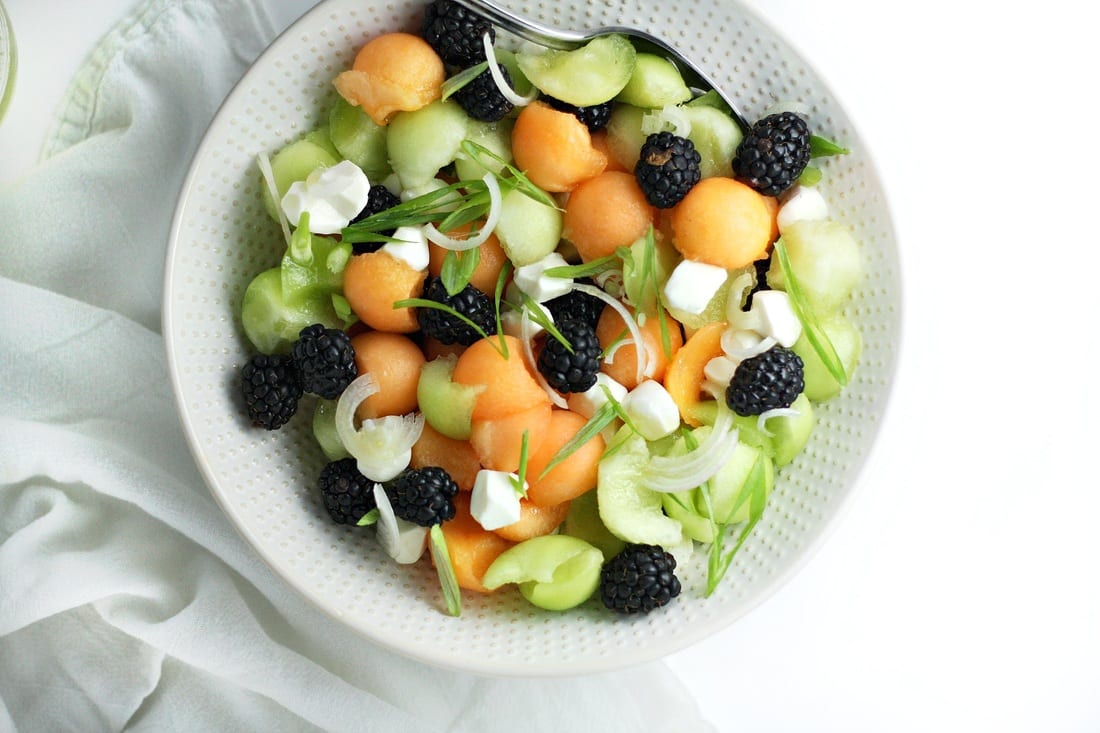 Melon and Mozzarella Salad