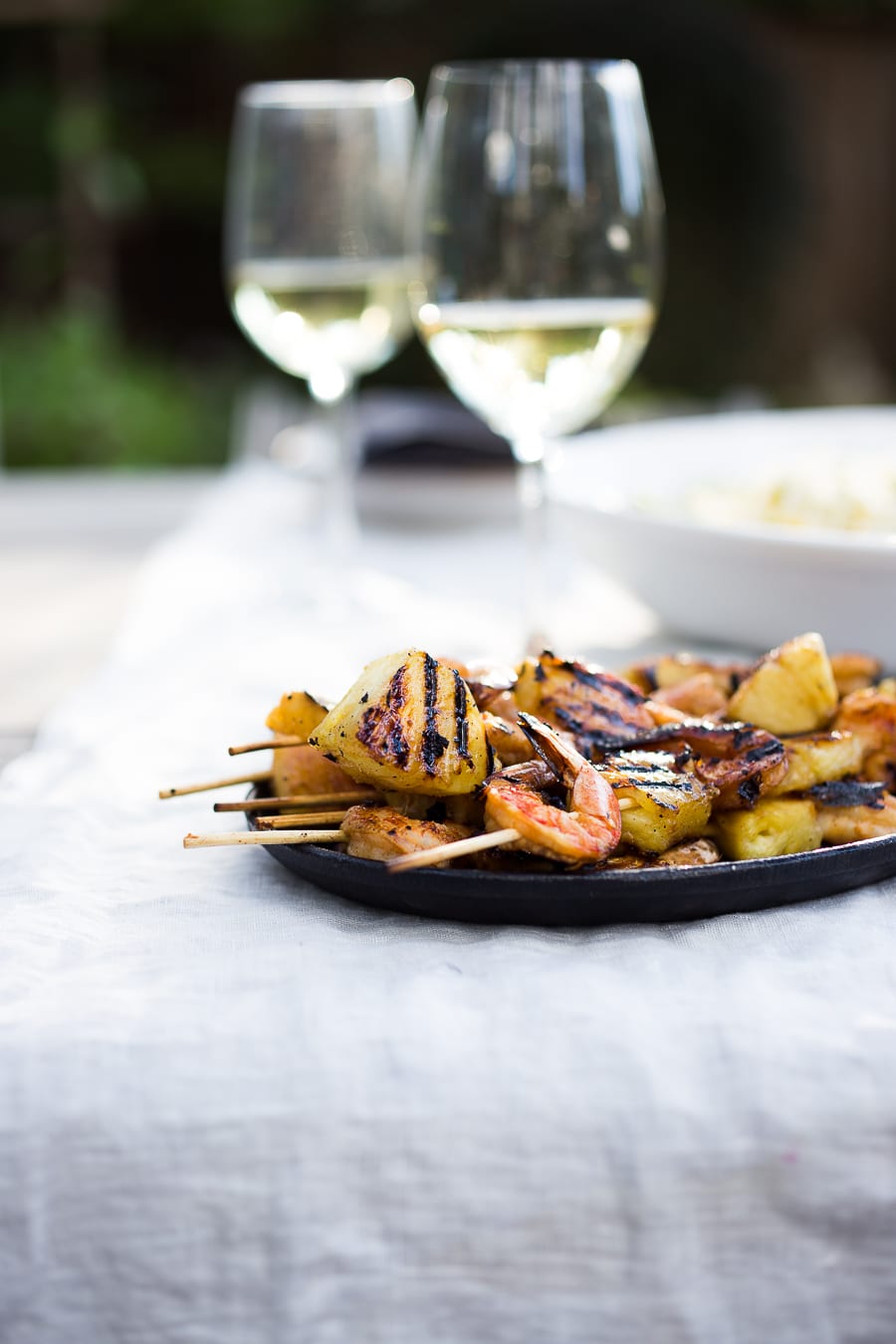 Pineapple Chipotle Grilled Shrimp