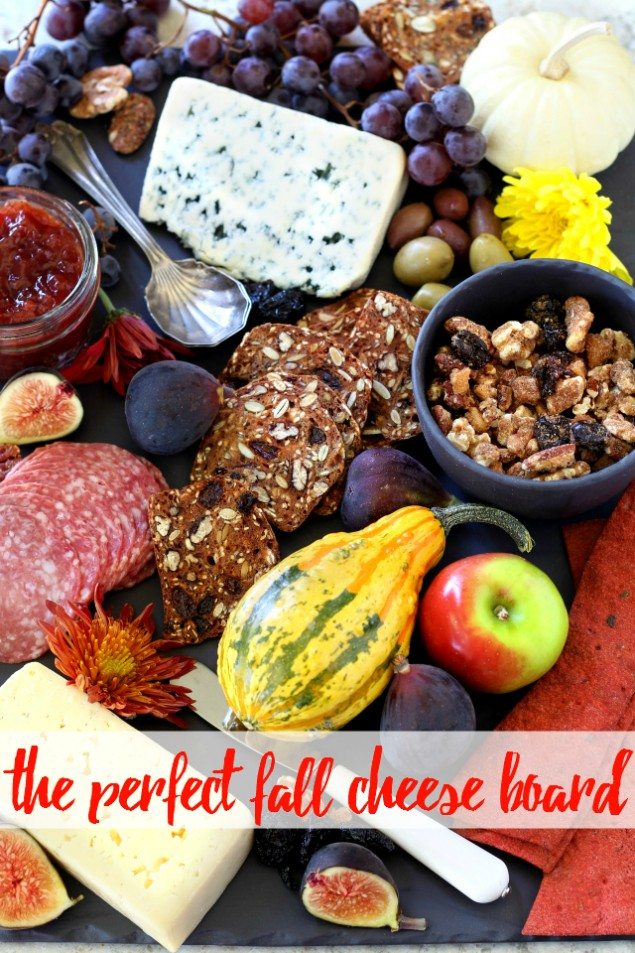 Ultimate Autumn Cheese Board with Chia Jam
