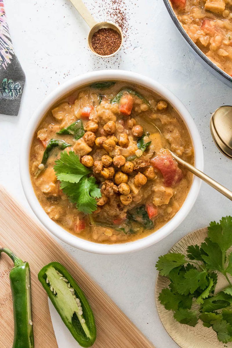 Spicy-Red-Lentil-Veggie-Stew-with-Chickpea-Croutons-2