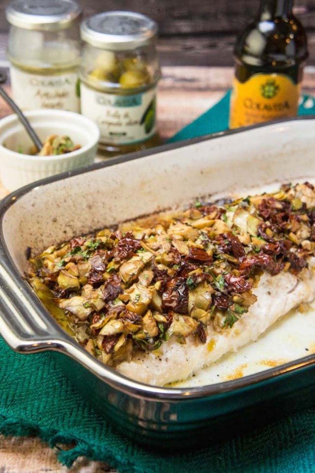 Italian Holiday Table: Bruschetta Baked Sea Bass and Panforte