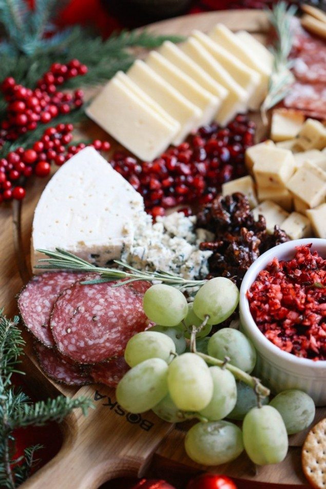 The Perfect Holiday Cheese Board with Cranberry Salsa