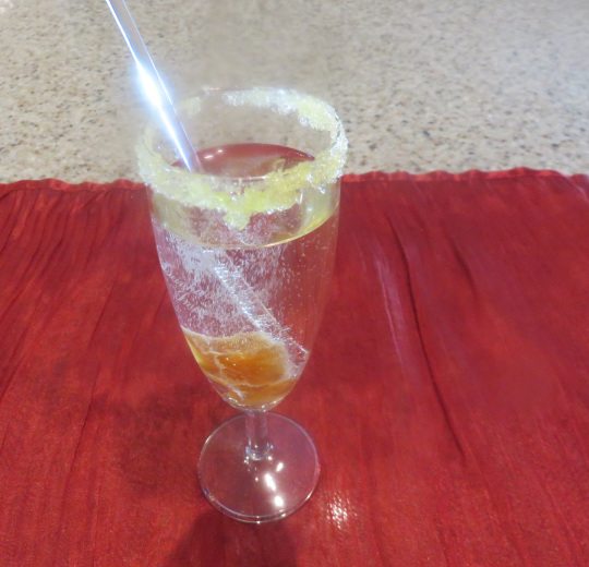 Sparkling Crème de Cassis Cocktail