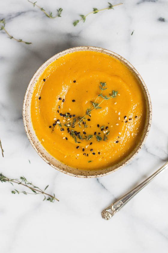 Butternut Squash, Pear, and Ginger Soup
