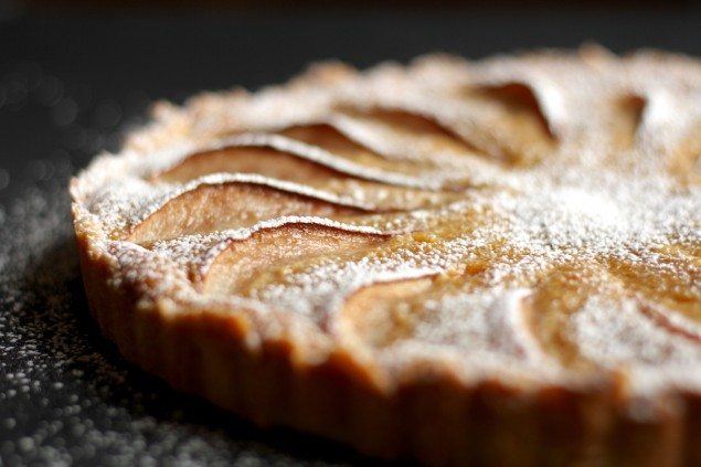 Pear and Peanut Butter Tart