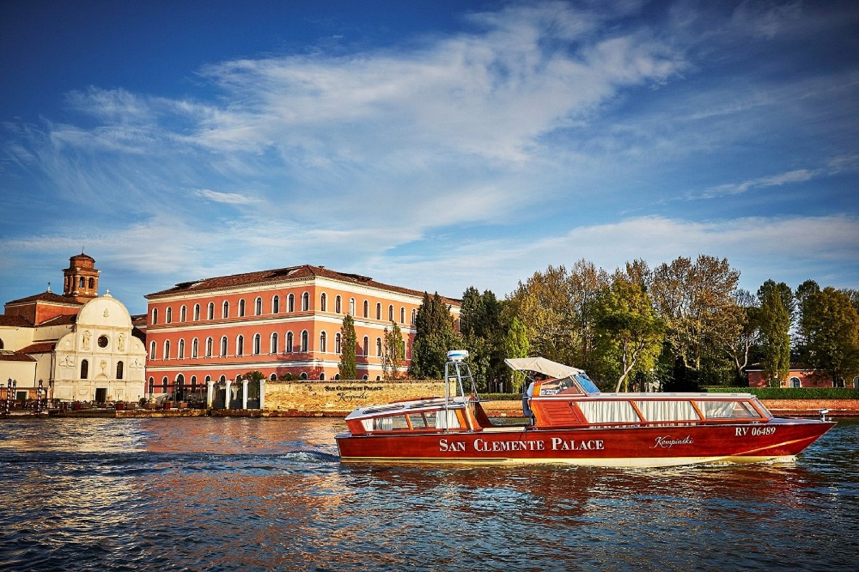 San Clemente Palace Kempinski_San Clemente Church and Acquerello Terrace_complimentary boat from to St Mark's Square