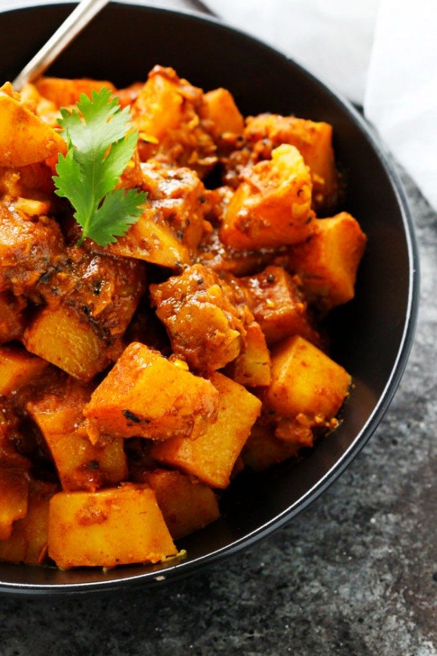 Potato Vindaloo Curry