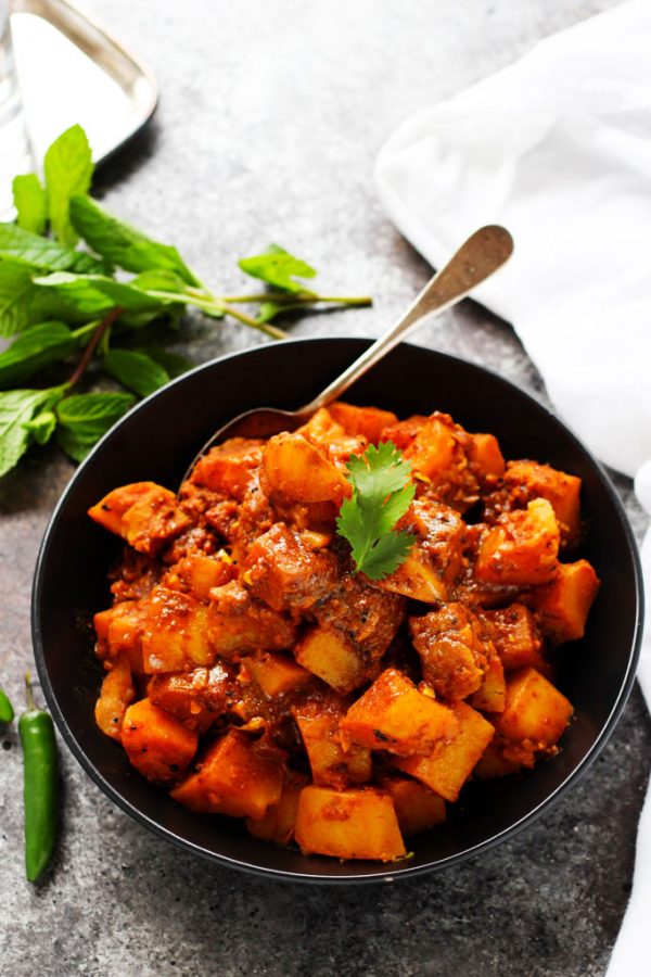 Potato Vindaloo Curry