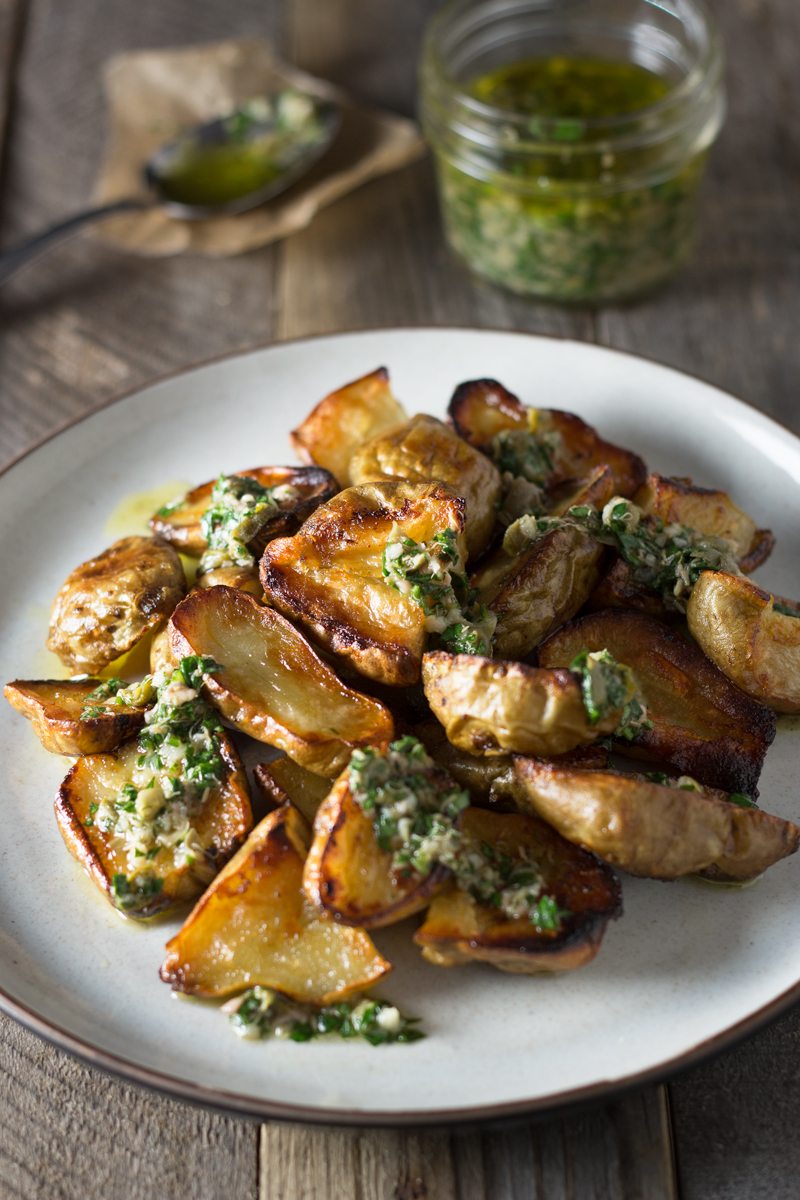 Roasted Sunchokes with Salsa Verde – Honest Cooking