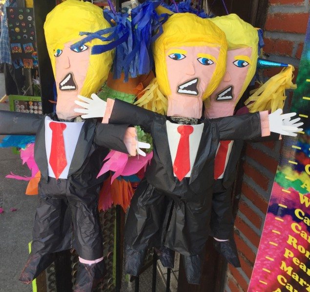 Can't resist adding this pic of Trump Pinata's