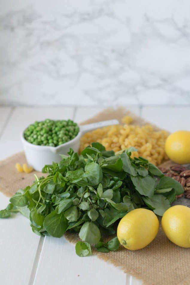 Lemon and Watercress Pesto Pasta