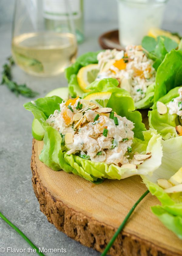 National Pinot Grigio Day: Chicken Salad Lettuce Wraps