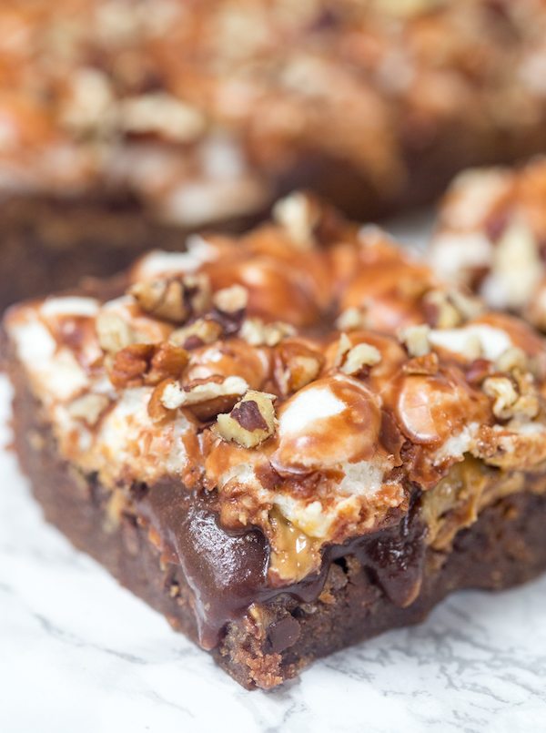 Chocolate-Loaded Mississippi Mud Brownies