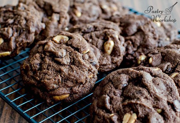 Double Chocolate Peanut Cookies