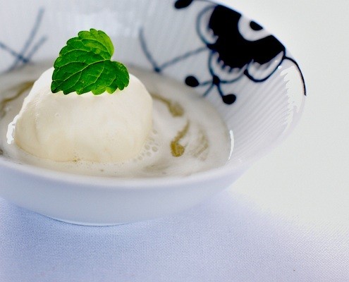 Melting Elderflower Sorbet