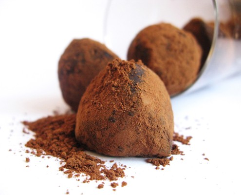 Chocolate-beer truffles