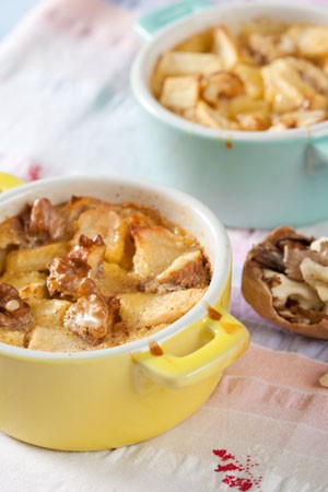 Apple Walnut Clafoutis