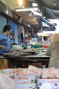 Fish Vendors at Bangkok Fresh Market