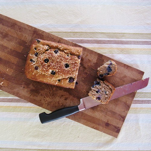 Gluten Free Blueberry Coconut Bread