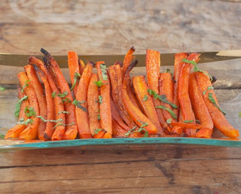 Pomegranate Roasted Carrots