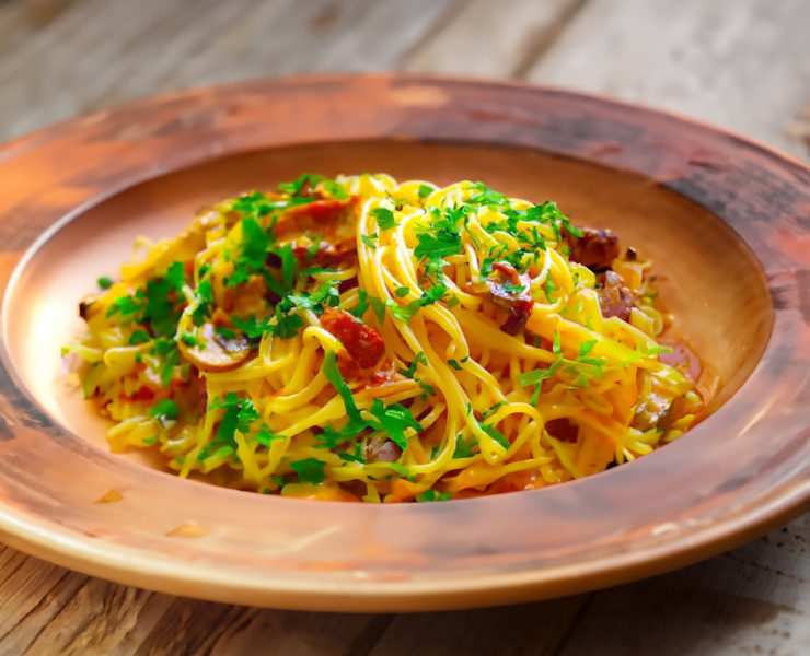 Spaghetti with Chanterelles