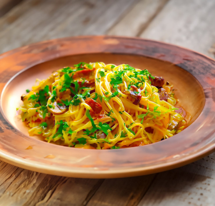 Spaghetti with Chanterelles