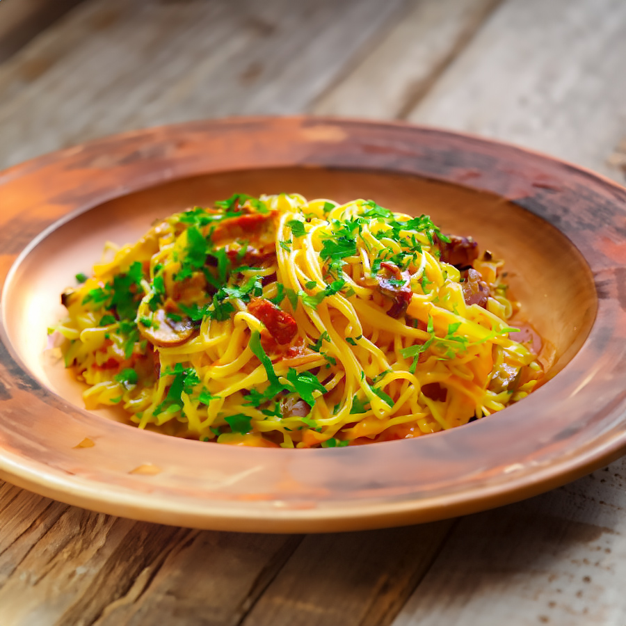 Spaghetti with Chanterelles