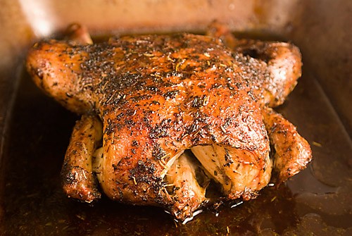 Juicy and Crispy Roasted Chicken