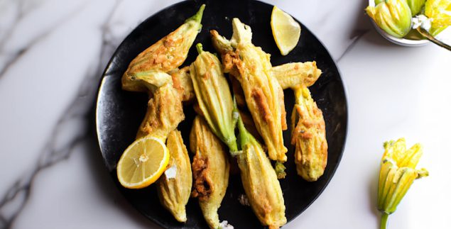 Stuffed Zucchini Blossoms