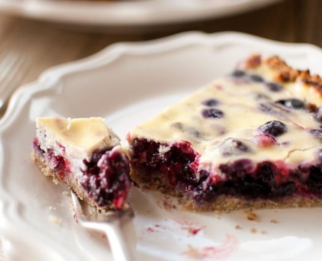 Walnut Berry Ricotta Tart Recipe